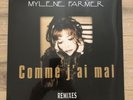 Mylene Farmer - Maxi 45 Tours - Comme J’ai Mal  - Vinyl Couleur - Neuf & Scellé