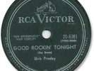 ELVIS PRESLEY Rockabilly 78 RPM Record. Good Rockin’ Tonight