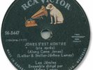 1959 Les JÉROLAS French Canadian Rock’n Roll 78 RPM Record. Jones s’est montré