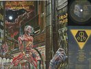LP IRON MAIDEN SOMEWHERE IN TIME MADE IN ITALY 1986 + INNER SLEEVE WITH LYRICS