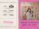DALIDA LIVRET PUBLICITAIRE 1960 SORTIE PROMOTION 