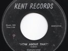 R&B Jump Blues Wailer DUKE JENKINS How About That / Since I Met 45 Kent HEAR
