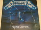 METALLICA - Ride the Lightning, LP Reissue 1987,Vinyl (Music For Nations MFN 27)