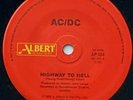 AC/DC - Highway To Hell. VERY RARE Aussie/OZ RED Label Alberts 7