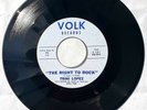 Trini Lopez - The Right to Rock   Rockabilly 45rpm    -NM-