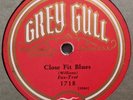 Prewar/Hot Jazz 78  CLARENCE WILLIAMS - Close Fit Blues/Mean To ME GREY GULL V