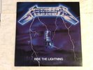 Metallica Ride The Lightning Vinyl Record Original Electra 60396 Press 1984 VG++