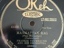 FRANKIE TRUMBAUER Manhattan Rag OKEH 1929 78 HOT DANCE E cond.