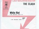 SINGLE CLASH: WHITE RIOT / 1977 PROMO