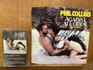 phil collins signed Vinyl 45rpm and Cassette Tape Against All Odds