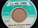 ERROL DUNKLEY KEEP THE PRESSURE DOWN / VERSION OG JAMAICAN FE ME TIME 7