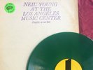NEIL YOUNG At The L.A. Music Center /  bootleg/ TMOQ / green vinyl / VG++ LP