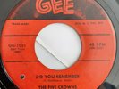 THE FIVE CROWNS Do You Remember GEE VOCAL VERSION Rare R&B Group Doo Wop LISTEN