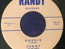 Kenny & the Cadets Barbie RARE  original 1962 45 single Beach Boys Brian Wilson