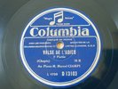 Marcel Ciampi Piano Chopin Valse de l'Adieu French 78RPM Columbia D13103