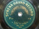 78rpm LODA ROGINSKA soprano - Piesn o Blazku Tyrolka RARE SYRENA Polish 1910s