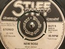 The Damned - New Rose - STIFF BUY 6 - 7inch
