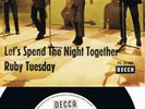 ROLLING STONES * Ruby Tuesday * deutsche WEISSLABEL PROMO Single