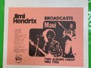 Jimi Hendrix - “Broadcasts Maui” 2xLP TMQ 7502 VG+/VG+