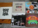 5 Different JAMES GANG Records: YER' ALBUM, THIRDS, rides again, Live, Greatest
