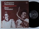 COLEMAN HAWKINS Encounters Ben Webster VERVE LP VG+ japan 1981 reissue *