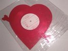 VTG ATLANTIC STARR ALWAYS  HEART SHAPED CANDY RED VINYL RARE MINT c14