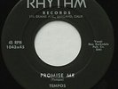 Doo Wop R&B TEMPOS Promise Me / Never Let Me VG+ RHYTHM 121 Original 45 Rare MP3