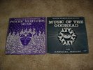 2 Master Wilburn Burchette LP Psychic Meditation Music, Of The Godhead 1974 1975