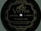 IRISH-DAN SULLIVAN'S SHAMROCK BAND (VIC V-29044) FARE YOU WELL, SWEET IRISH TOWN