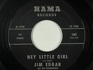 Rockabilly 45 - Jim Edgar & the Roadrunners - Hey Little Girl - Hama - VG+ mp3