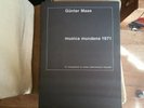 Günter Maas XL Mappe Vinyl LP 1971 Musica Mundana 15 Lithographien 50cm