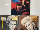 BILLY IDOL - 3 Vinyl LP Lot: Rebel Yell, Whiplash Smile & Don't Stop EP - VG+