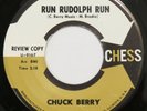 CHUCK BERRY Run Rudolph Run / Merry Christmas Baby CHESS 45 promo NM HEAR