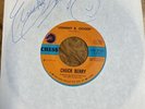 chuck berry signed Vinyl 45rpm Johnny B. Goode / My Ding A Ling