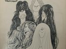 AEROSMITH   Draw The Line   1977 UK 9-track PROMO CBS Sunburst label vinyl LP