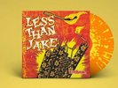 Less Than Jake Anthem Orange with Yellow Splatter Vinyl