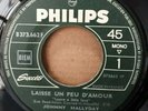 Rare SP - JOHNNY HALLYDAY - laisse un peu d'amour - Jukebox Philips 373.662