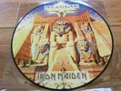 IRON MAIDEN -  POWERSLAVE - RARE 8 TRACK PICTURE DISC GERMAN RE- ISSUE LP MINT