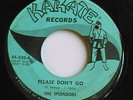 SPLENDORS Please Don't Go / Blue Alley NORTHERN SOUL R&B 7
