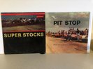 Pit Stop and Super Stocks LP Albums Car Racing Riverside Label 1950's-60's VG