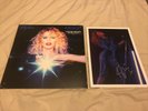 NEW & SEALED KYLIE MINOGUE DISCO VINYL LP TRANSPARENT BLUE w/HAND SIGNED PRINT