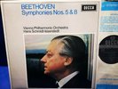 @DECCA SXL 6396 *WB* ED3 *1ST* BEETHOVEN SYMPHONIES NOS.5 & 8* VIENNA PHIL* NM