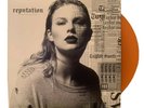 taylor swift reputation translucent orange colored vinyl record 12” lp fye rare