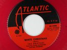 DRIFTERS Christmas RED WAX 45rpm Bells of St Mary's b/w White Christmas HEAR