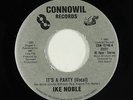 Modern Soul Boogie 45 - Ike Noble - It's A Party - Connowil - VG+ mp3