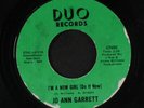 JO ANN GARRETT: i'm a now girl / one woman Duo Records (2) 7