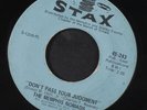MEMPHIS NOMADS: don't pass your judgement / i wanna be Stax 7