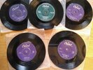 4 Gene Vincent +1 EP (Hot Rod Gang), Right Now, My Heart - Singles Vinyl Records