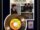THE BEATLES HARD DAYS NIGHT GOLD METALIZED VINYL RECORD RARE 45 PM NON RIAA
