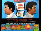 ELVIS PRESLEY DOUBLE TROUBLE 1st Pres PROMO LP RECORD ALBUM